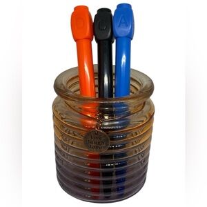 3~Fidget Pens in Glass Holder (NEW!)